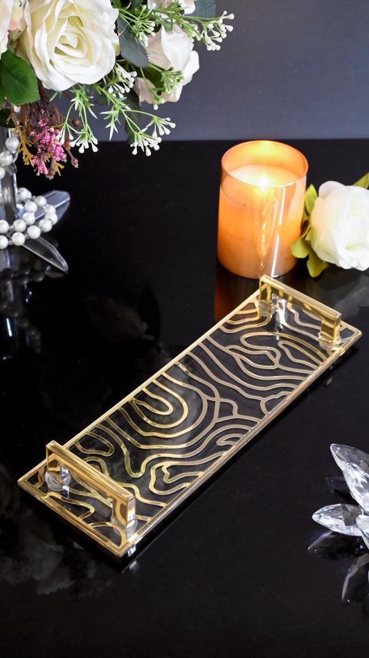 Gold Wave: Small Tray