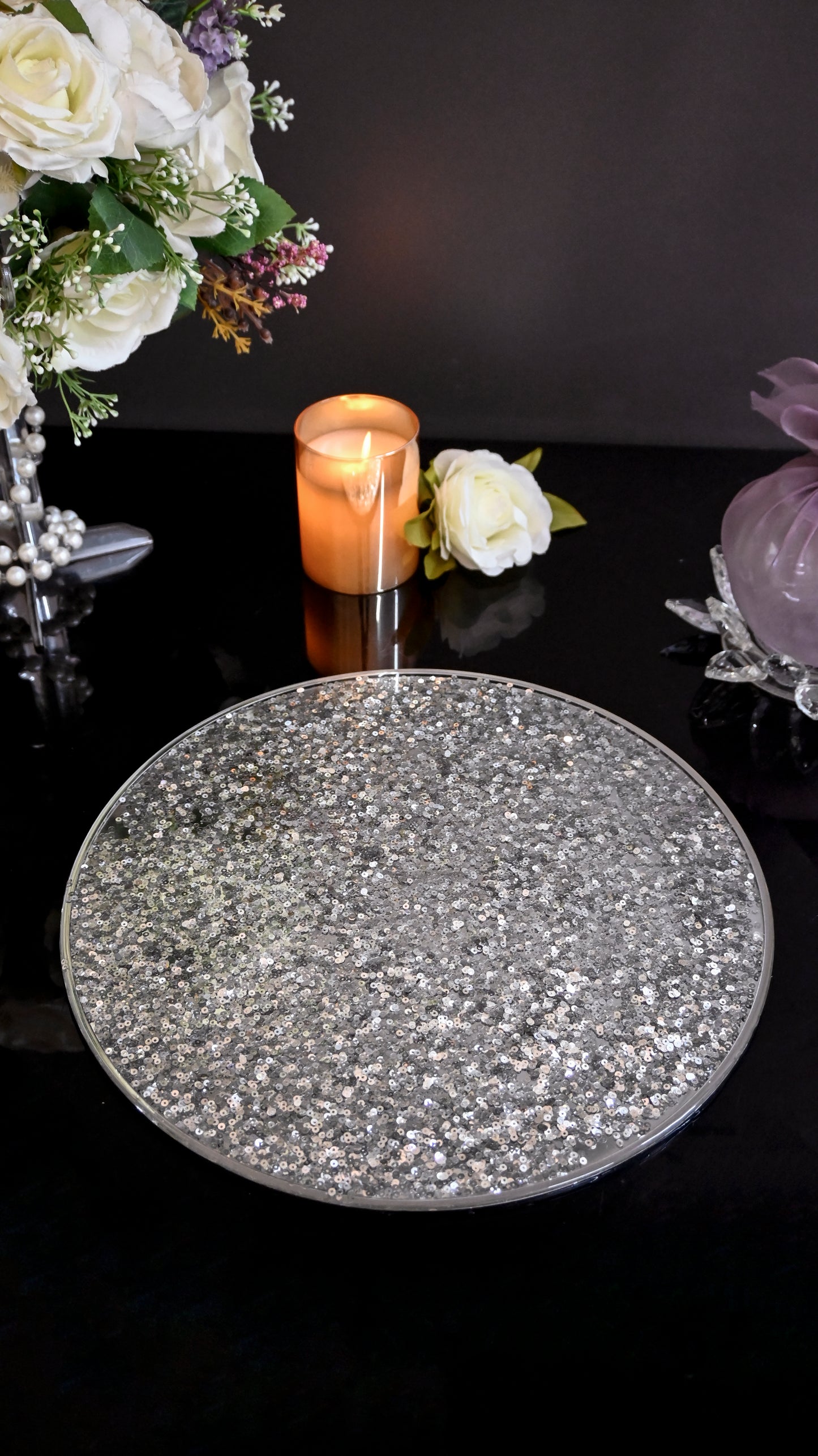 Silver Sequin: Placemat
