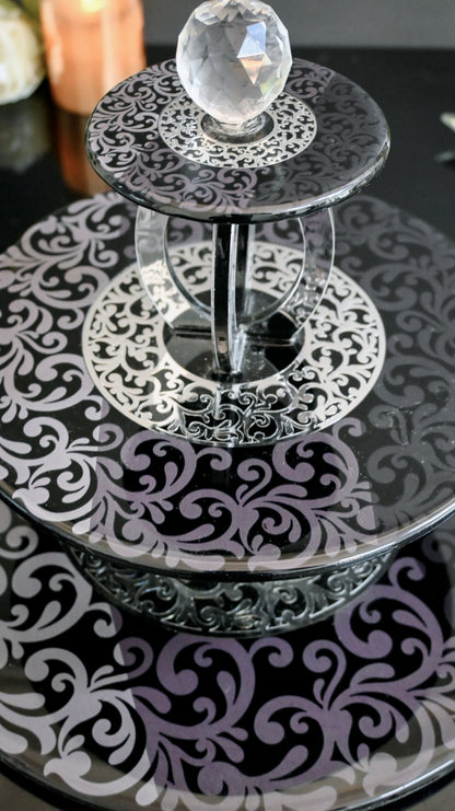 Black Imperial: 3 Layer Cake Stand