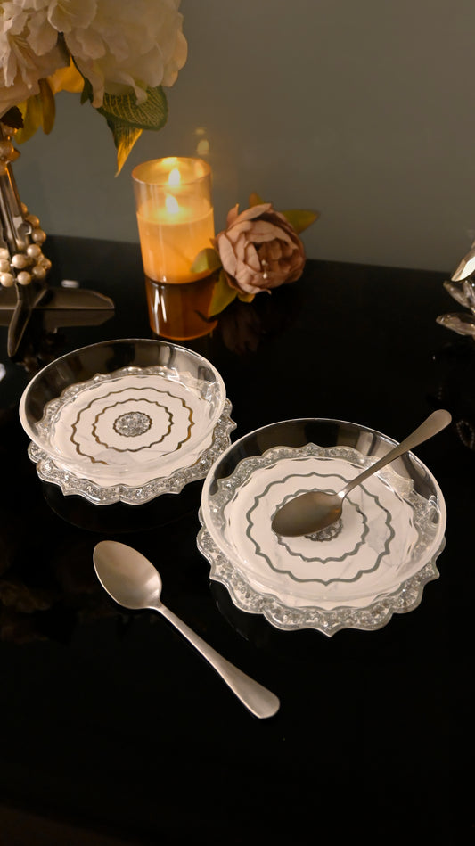 Rose White: Bowl (Set Of 2)